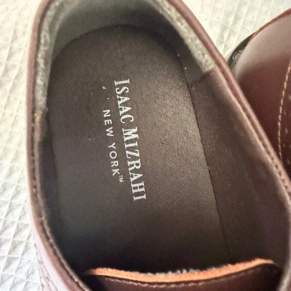 Isaac Mizrahi New York Kids Brown Wingtip Oxford Dress Shoes SS4092 Size 3 36